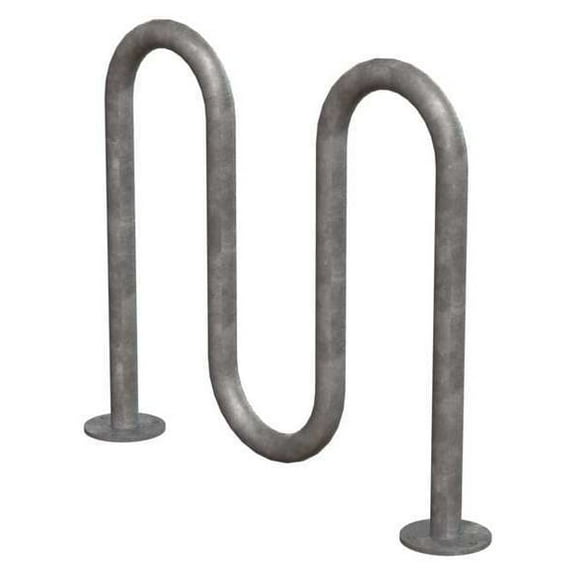 Madrax Bike Rack,Silver Color,5 Cap.,3" W QS-H36-5-SF-G