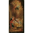 thumbnail image 2 of Caspar Franz Sambach 9x14 Black Ornate Wood Framed Double Matted Museum Art Print Titled: The Death of St. Joseph (1751-1754), 2 of 5