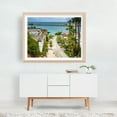 thumbnail image 5 of Fernleaf Ave - Corona del Mar California Photography Coastal Beach House Ocean Palm Tree Tropical Landscape Architecture Oak Framed Wall Art Print 8 x 10 inches, 5 of 6