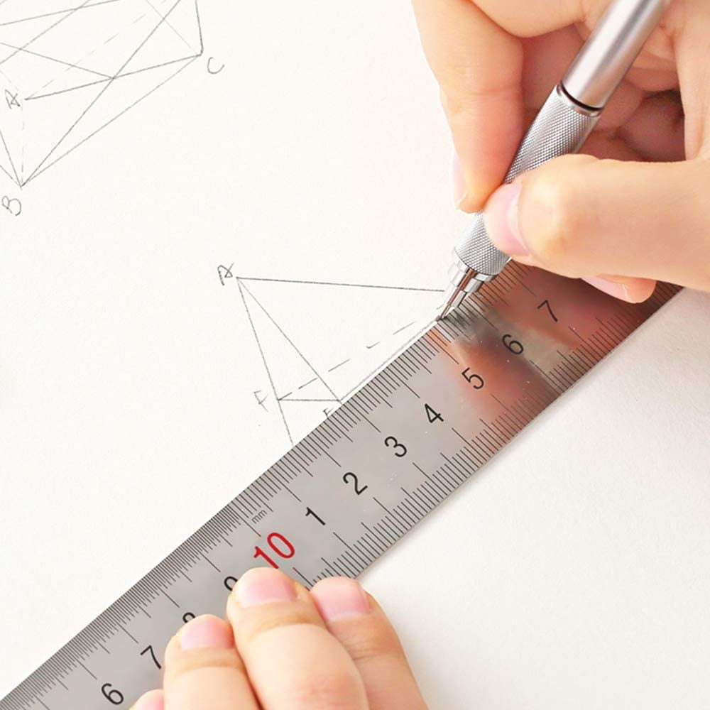 Positioning Block Woodworking Scribing Ruler - T-Type With Steel Ruler ...
