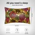 thumbnail image 6 of Easygdp Sunflower Pillowcase 20×30 inches, Throw Pillowcase with Invisible Zipper for Bedroom, Sofa, Office, 6 of 8