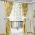thumbnail image 4 of Giunmcul Set of 2 Lace Design Window Curtains Light-Filtering Modern Sheer Polyester 100x130cm Easy to Install for Living Room or Bedroom, 4 of 4