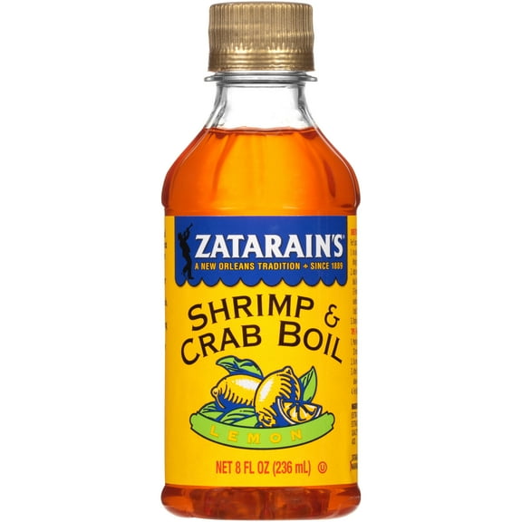 Zatarain's Kosher New Orleans Style Liquid Crab Boil With Lemon, 8.0 fl oz Bottle