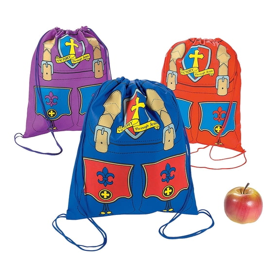 Kingdom Vbs Drawstring Backpack - Favor Bagss - 12 Pieces