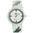 thumbnail image 1 of Lacoste Men's 2010522 Unisex Goa Green Croc White Dial White and Green Logo Strap Watch, 1 of 3