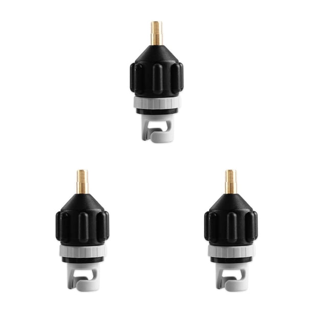 Kenally Lightweight Rowing Boat Air Valve Adapter Kayak Fast Adapter Pump Canoes Sealing Conversion Parts Accessory Strong Leakproof Type1 NO1