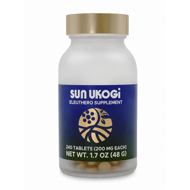 Sun Chlorella | Sun Ukogi Eleuthero Supplement 240 Tabletas de 200 mg