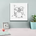 thumbnail image 4 of Epic Graffiti "Drum Sketch" by Ethan Harper, Canvas Wall Art, 12"x12", 4 of 8