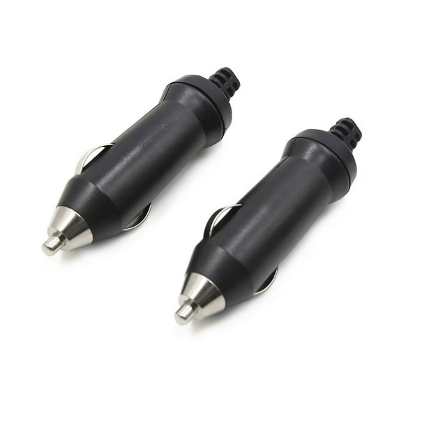 2pcs 12V-24V Encendedor de Cigarrillos de Coche Adaptador de Toma de Corriente Enchufe