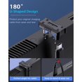 thumbnail image 2 of Adaptador USB-C MoKo de 180 grados en forma de U macho a hembra, 240 W, 2 of 8