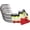 Brown, variant on Mustad SD824 Shad/Darter Jig Head, 2X Strong, 3D Eyes - 2 Per Pack