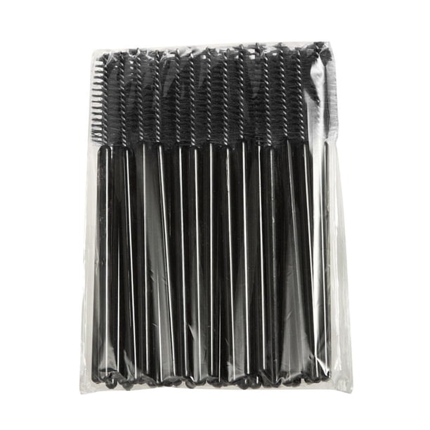 50PCS Cepillo Pestañas Desechable Varitas Rímel Aplicador Spoolers Maquillaje(1)