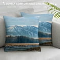 thumbnail image 3 of mountain river trees Graphic Decorative Men Women Boy Girl Room Cushion Throw Pillow Cover for Home Couch Living Room Bed Sofa   high-quality 全年适用 Pillow Case 1PC, 3 of 5