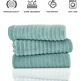 thumbnail image 5 of Cotton Ribbed Bath Sheet Towel Set of 3 - 40X67, 5 of 5