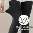 thumbnail image 4 of Extra Long Socks Thigh High Cotton Socks Extra Long Knee Boot Stockings for Women-Style 2, 4 of 5