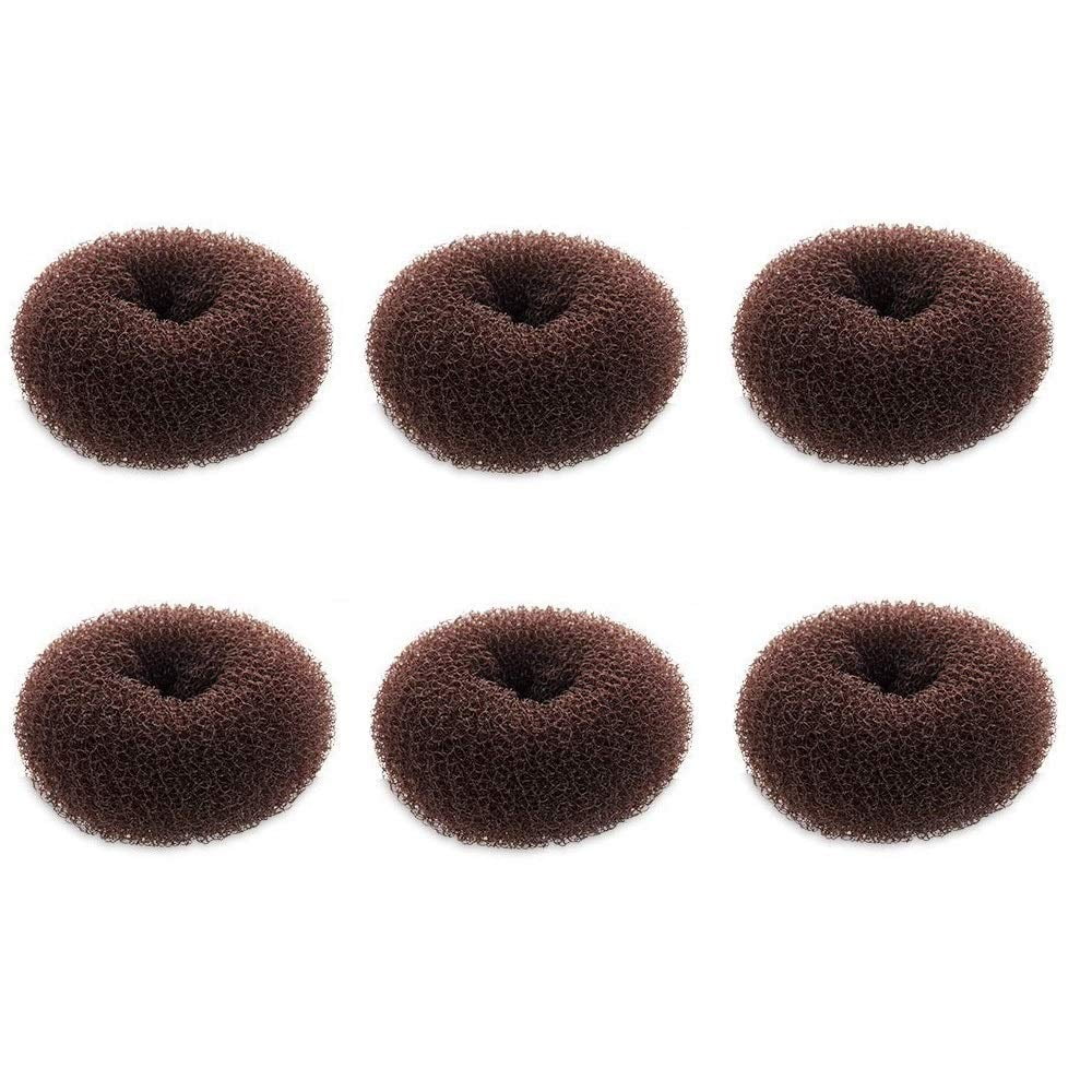 Extra Small Hair Bun Maker for Kids, 6 PCS Chignon Hair Donut Sock Bun Form  for Girls, Mini Hair Doughnut Shaper for Short and Thin Hair (Small Size,  Dark Brown) 