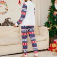 thumbnail image 4 of Conjunto de pijamas familiares navideños cómodo camisón navideño ropa para el hogar para padres e hijos, 4 of 9