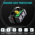 thumbnail image 3 of 4PACK 10.0Ah Battery Replacement for Makita 18V Battery 18 Volt BL1890B BL1860B BL1850B BL1840B BL1830B BL1815 Battery, 3 of 10