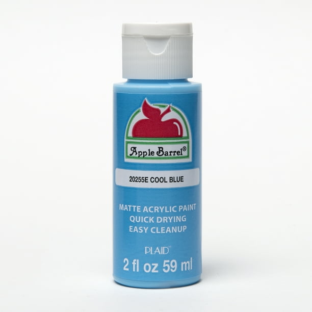 Apple Barrel 20255EX Acrylic Craft Paint, Matte Finish, Cool Blue, 2 fl