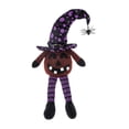 thumbnail image 4 of Muñeca espeluznante, araña, sombrero de mago, muñeco, accesorio de terror para el hogar, casa embrujada, interior y exterior. púrpura, 4 of 9