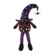 thumbnail image 4 of Adorno de calabaza, muñeco gnomo, muñeca para fiesta en casa, espeluznante, aterrador, iluminado, cara sonriente púrpura, 4 of 9