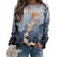 thumbnail image 4 of Ichuanyi liquidación mujer mangas largas camisas casuales geométricas imprimición de la sudadera redonda del cuello julio túnica suelta ICHUANYI WER202308242410, 4 of 6