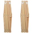 thumbnail image 3 of Accordion Wall Hanger 10 Hooks Pack Of 2 Natural Wood Expandable Accordion Coat Rack Hanger 2 Pack, 3 of 5