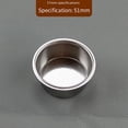 thumbnail image 3 of Filtro de polvo con mango de acero inoxidable de 51 mm adecuado para cafetera Dongling Homix, colador de taza, mango de café ABS, 3 of 3