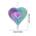thumbnail image 4 of Viento Con Forma Corazón Metal para Exteriores Jardín (color 25*36 Cm), 4 of 6