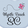 thumbnail image 4 of Inktastic Myrtle Beach South Carolina Girls Baby Bib, 4 of 4