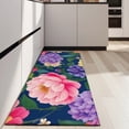 thumbnail image 4 of Pioneer Flower Floral Print Pattern Kitchen Rug Mat,Kitchen Runner Rugs Non Skid Washable,Decorative Kitchen Floor Mats for Kitchen,Sink,Laundry,17"X47", 4 of 5