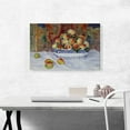 thumbnail image 2 of ARTCANVAS Still Life with Peaches 1881 Canvas Art Print by Pierre-Auguste Renoir - Size: 26" x 18" (0.75" Deep), 2 of 9