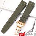thumbnail image 3 of Accesorios para relojes Correa de lona para reloj IWC PILOT Portugal Portugieser IW3777 Correa de tela para reloj 20 21 22 mm Correa de piel de nailon, 3 of 5