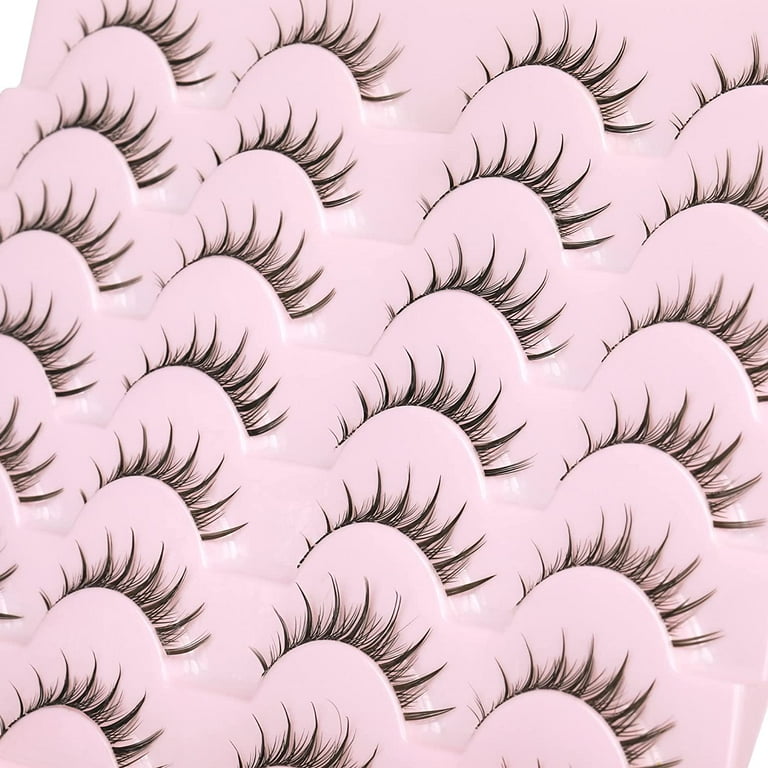 False Eyelashes Manga Lashes Arrival Anime Cosplay Natural Wispy Korean  Makeup Artificial 2201006 From Lang07, $3.6