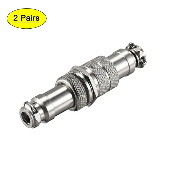 Uxcell 16mm 8 Terminals 5A 250V GX16 Waterproof Male Female Aviation Connector 5 pairs