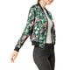 thumbnail image 4 of CHAQUETA BOMBER PARA MUJER INSPIRE CHIC, AJUSTADA, LIGERA, CON CREMALLERA, TALLA XS, VERDE OSCURO, 4 of 7