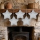 thumbnail image 4 of Colgante decorativo en forma de estrella | Juego de 5 adornos colgantes de vidrio marino multicolor | Tela reciclada ecológica | Idea de regalo para cumpleaños Navidades Inauguración de casa | 12,5, 4 of 7