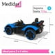 thumbnail image 3 of Montable Eléctrico The Baby Shop - go kart eléctrico, control remoto, 12v, luz, sonido Azul -, 3 of 6