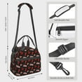 thumbnail image 5 of Ratiio Fire Fighting Pattern Lunch Bag ,Insulated Lunch Box, Small Leakproof Cooler Food Lunch Containers Reusable High Capacity Lunch Tote Bags, 5 of 6