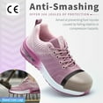 thumbnail image 2 of Nasogetch Steel Toe Shoes for Men Women Lightweight Comfortable Work Shoes Non-slip Safety Sneakers, 2 of 7