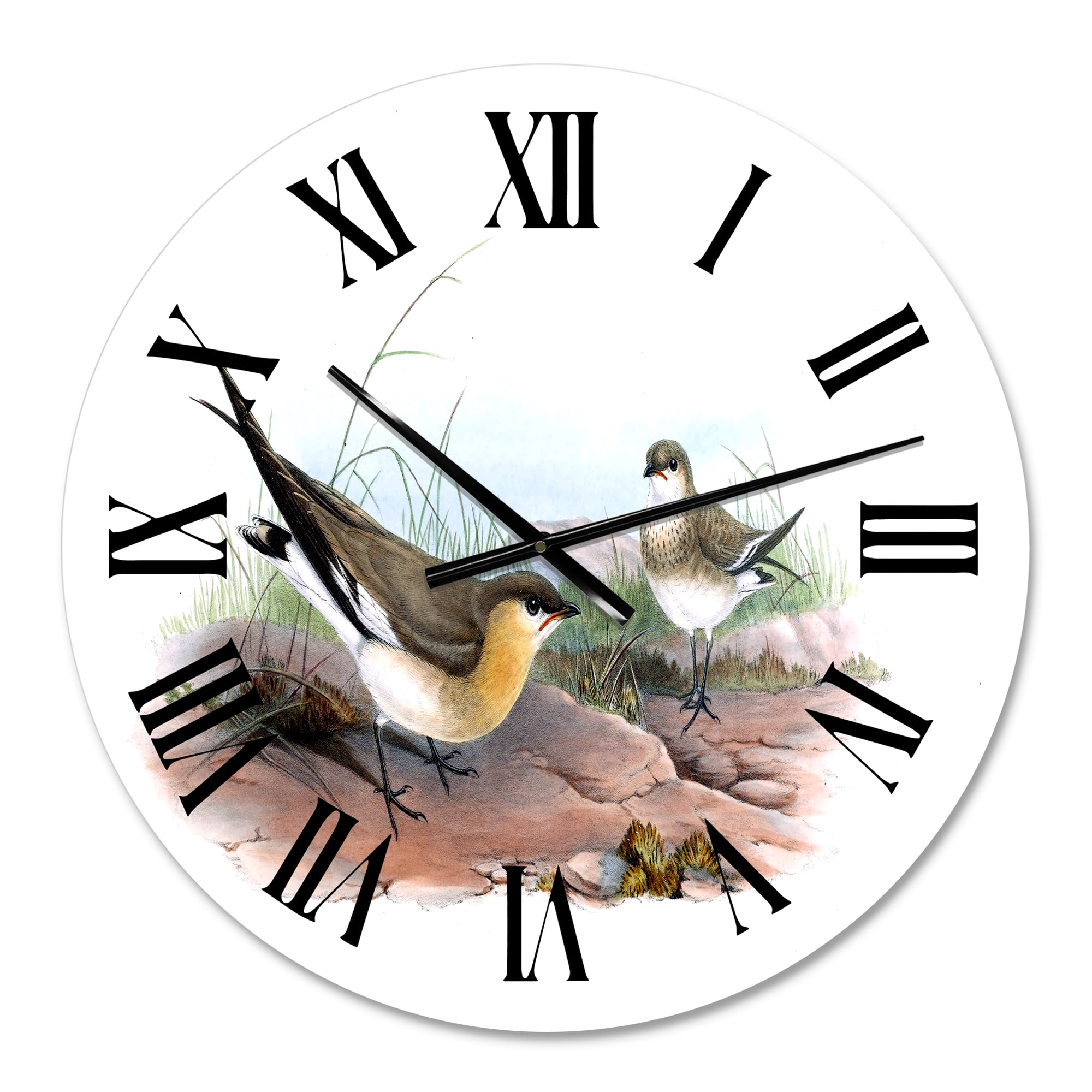 Designart 1 in Farmhouse Wall Clock