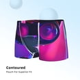 thumbnail image 3 of Pofeuu Neon Toy Cat Reflections Print Boys' Boxer Brief Boys Underwear Kids Underwear Boys Cotton-Large, 3 of 7