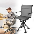 thumbnail image 4 of Hunting Blind Chair Silent Swivel   Height Adjustable Quick Folding Portable Comfortable Hunting Deer Fishing Ground Chair, 4 of 4