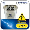 thumbnail image 3 of Appli Parts Run Capacitor for ac 30 Mfd uF (microfarads) 370VAC CBB65 Oval Universal fit for hvac and other applications 2-7/8in Wide 1-7/8in Depth 3-1/4 in High in Wide CON-30-370, 3 of 7