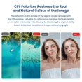 thumbnail image 4 of aMagisn Sports Camera CPL Filter Waterproof Multi-Coated Optical Glass Compatible with Insta360 Ace Camera Accessories, 4 of 5