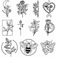 thumbnail image 3 of shiyou-Tattoo Tech, 2 Sheets Extra-Large Semi Permanent Tattoo, Adult Art Design Temporary Tattoos, Lasts 1-2 Weeks, Waterproof, Realistic Look (Various Small Bee Design), 3 of 4