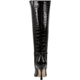 thumbnail image 2 of Marc Fisher Womens Vedanty Faux Leather Pointed Toe Knee-High Boots, 2 of 3