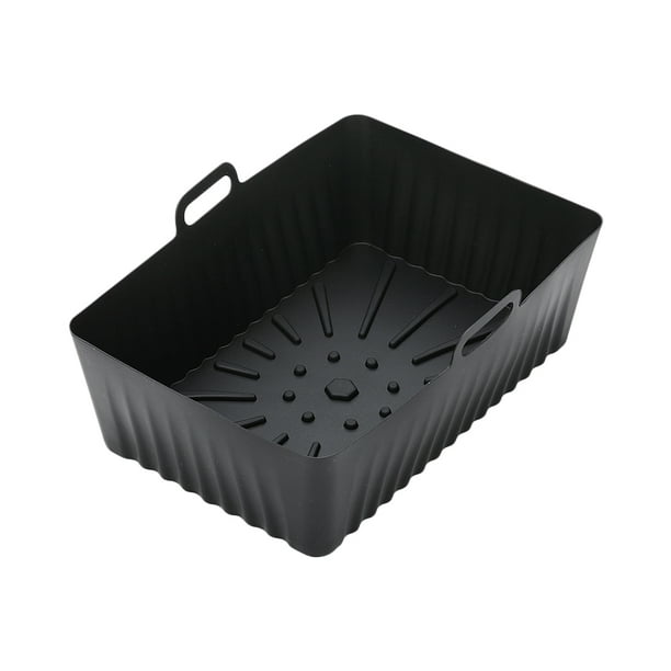 Almohadillas Reutilizables FLhrweasw para Freidora Aire Frita Pollo Negro