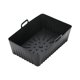 thumbnail image 3 of Almohadillas Para Freidora De Aire Almohadillas reutilizables para freidora de aire, pizza frita, pollo, plato para freidora de aire, herramienta de cocina (negro) Hugtrwg Libre de BPA, 3 of 7