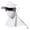 Light Gray, variant on 4 in 1 Sun Protection Hat with Cooling Ice Silk Face Cover UV Protection Headwear Balaclava Face Shield Neck Gaiter Sunglasses for Cycling Hiking Fishing Outdoor Sports Travel Summer